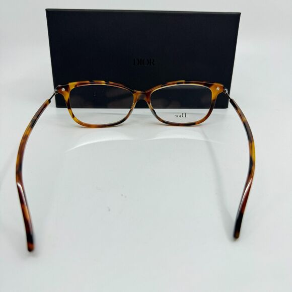 Christian Dior Eyeglasses Dioressence 8 55-13-145 Tortoise Full Rim H10052 - Picture 3 of 12